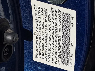 2015 Honda Civic EX-L