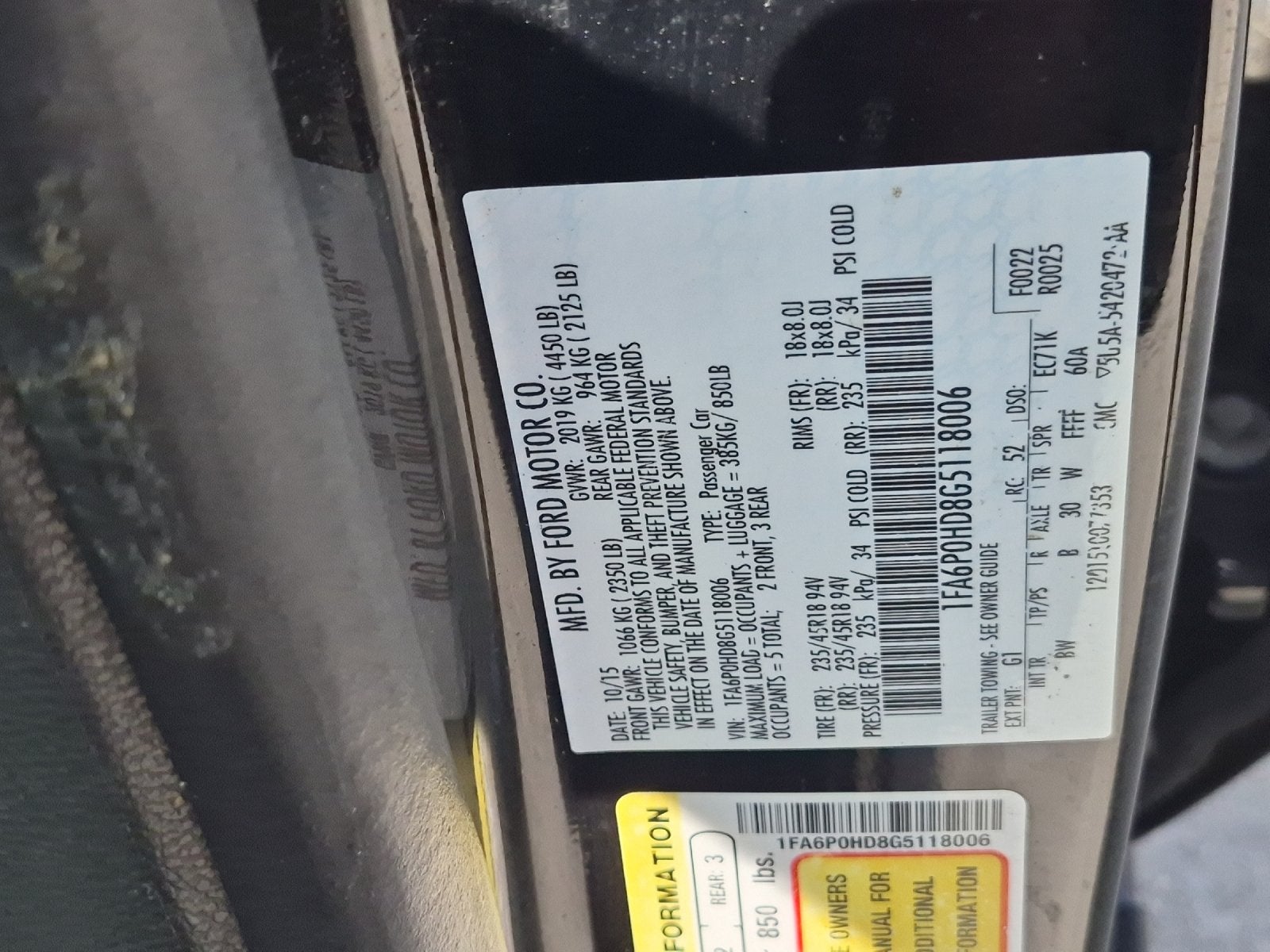 2016 Ford Fusion SE