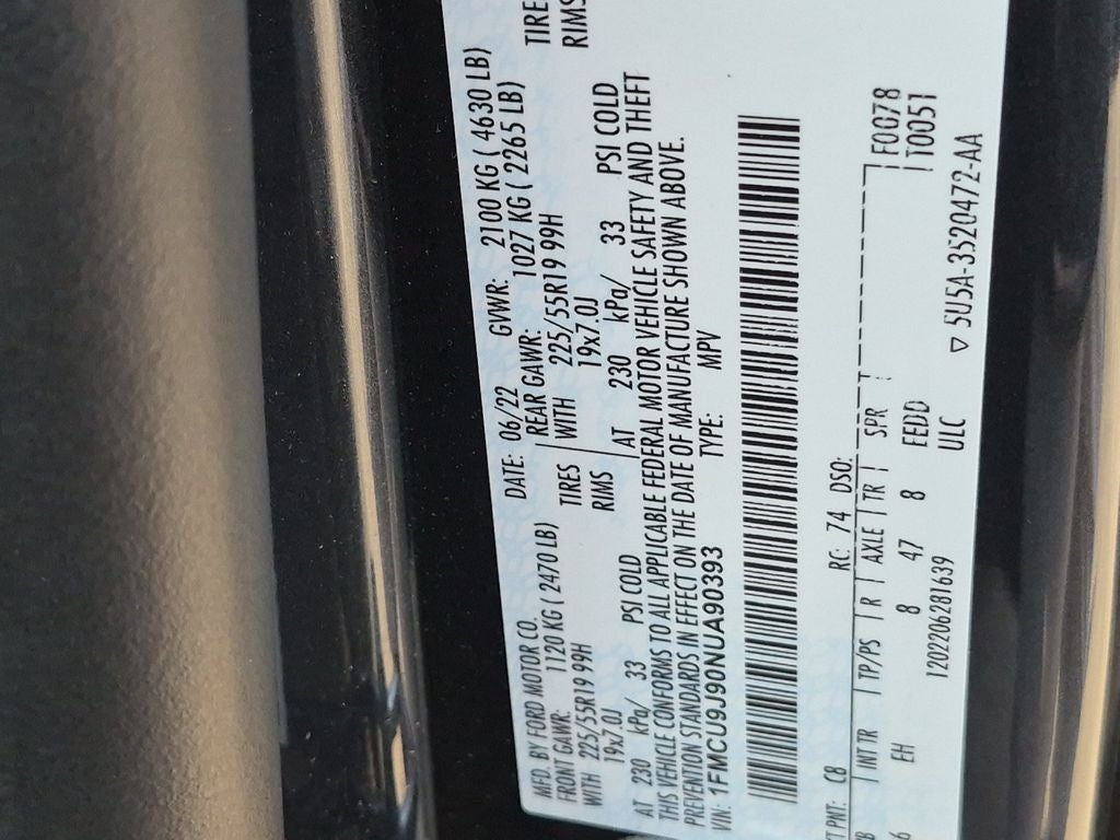 2022 Ford Escape Titanium