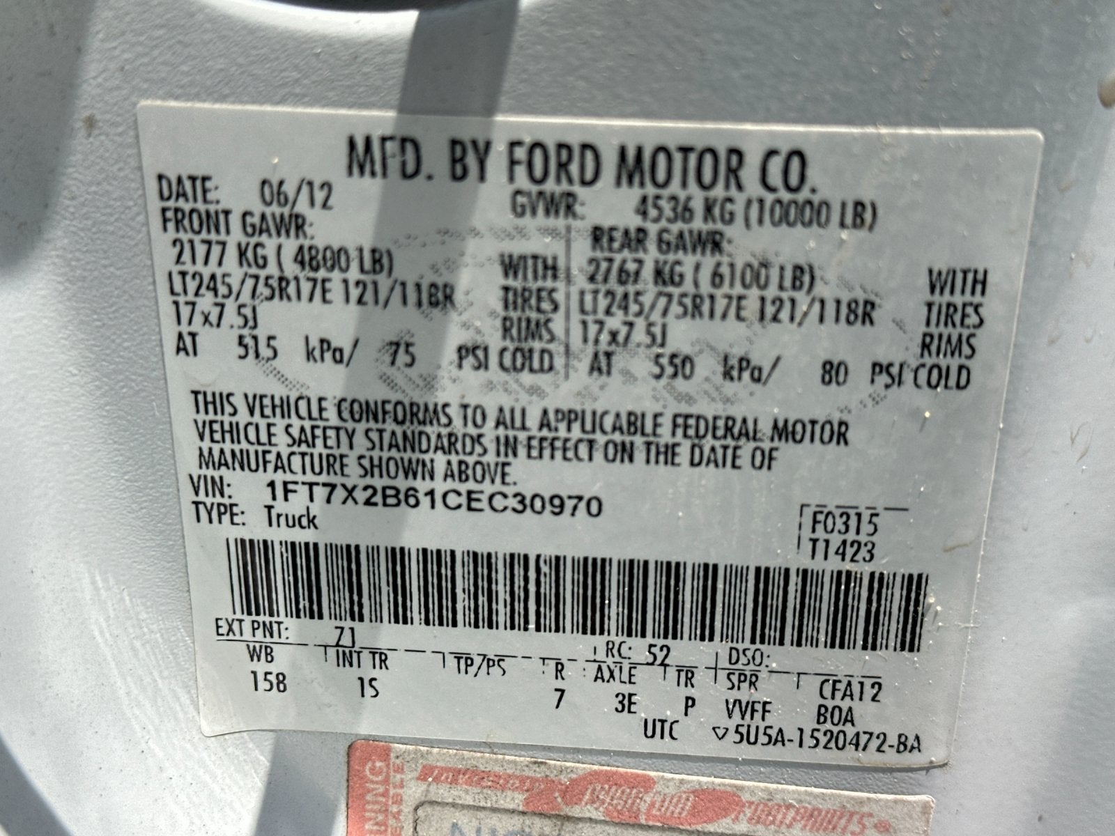 2012 Ford F-250 XL