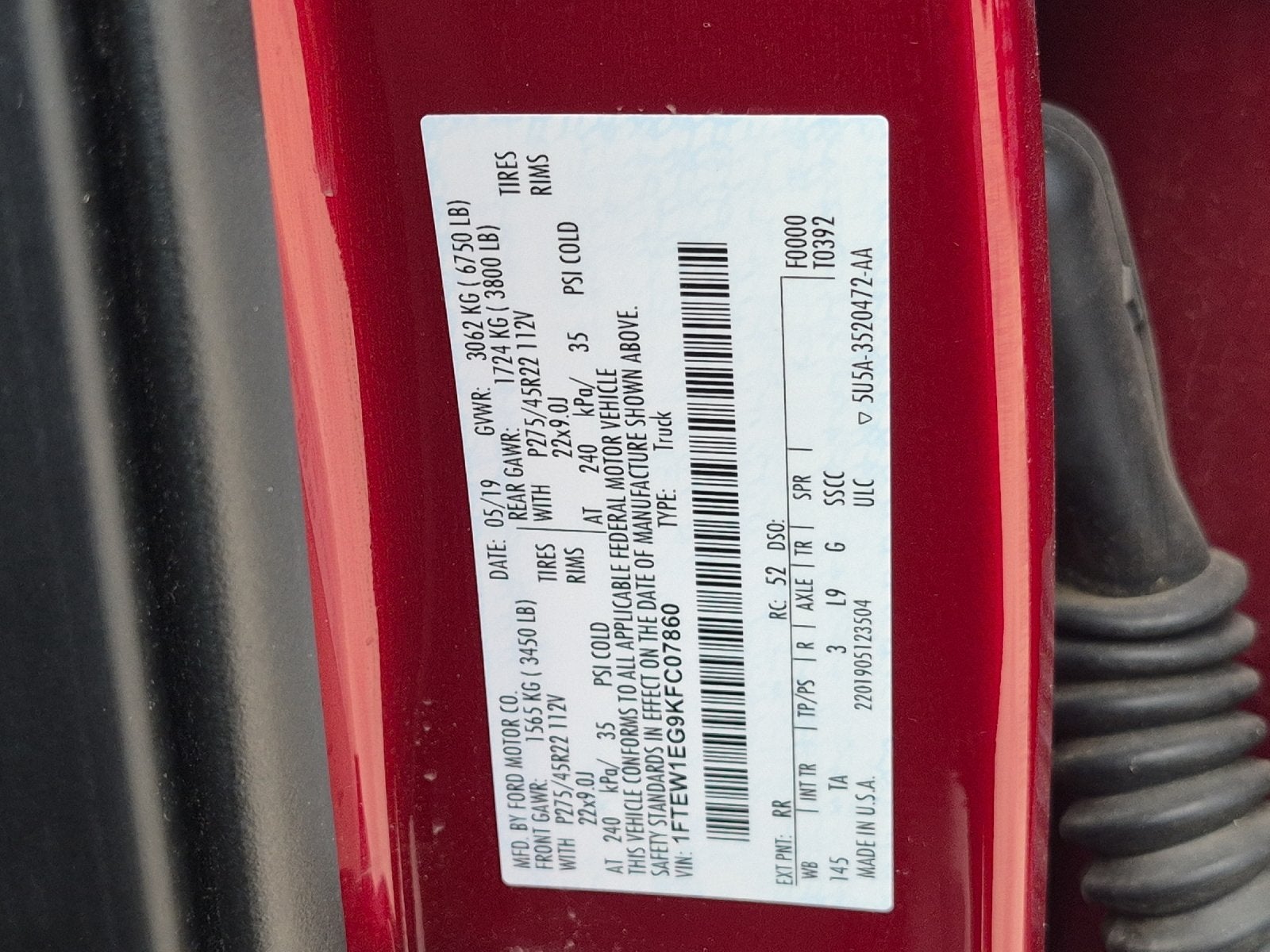 2019 Ford F-150 Limited