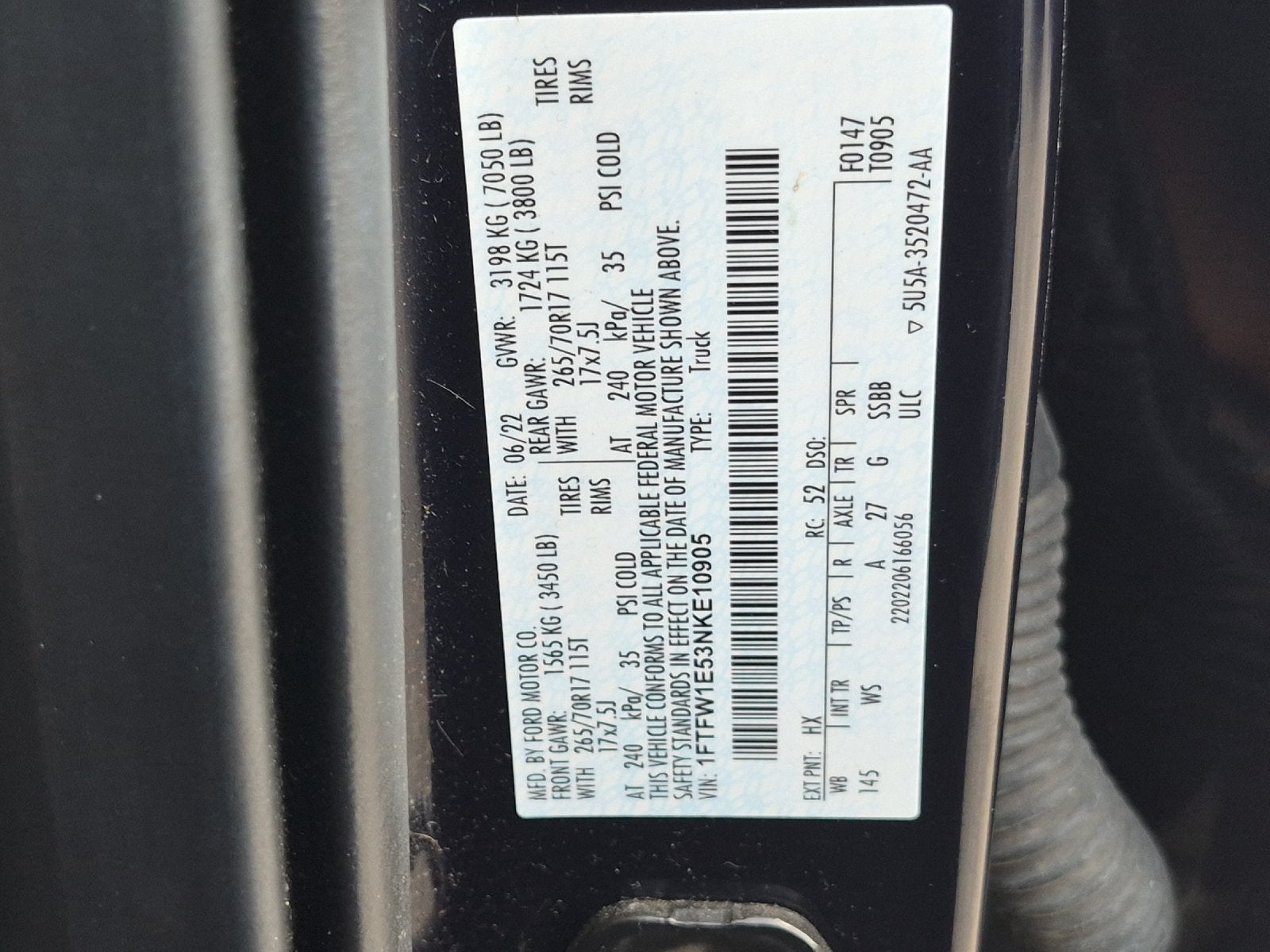 2022 Ford F-150 XL