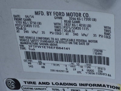 2014 Ford F-150 Lariat