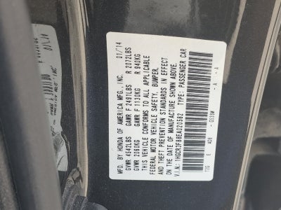 2014 Honda Accord EX-L