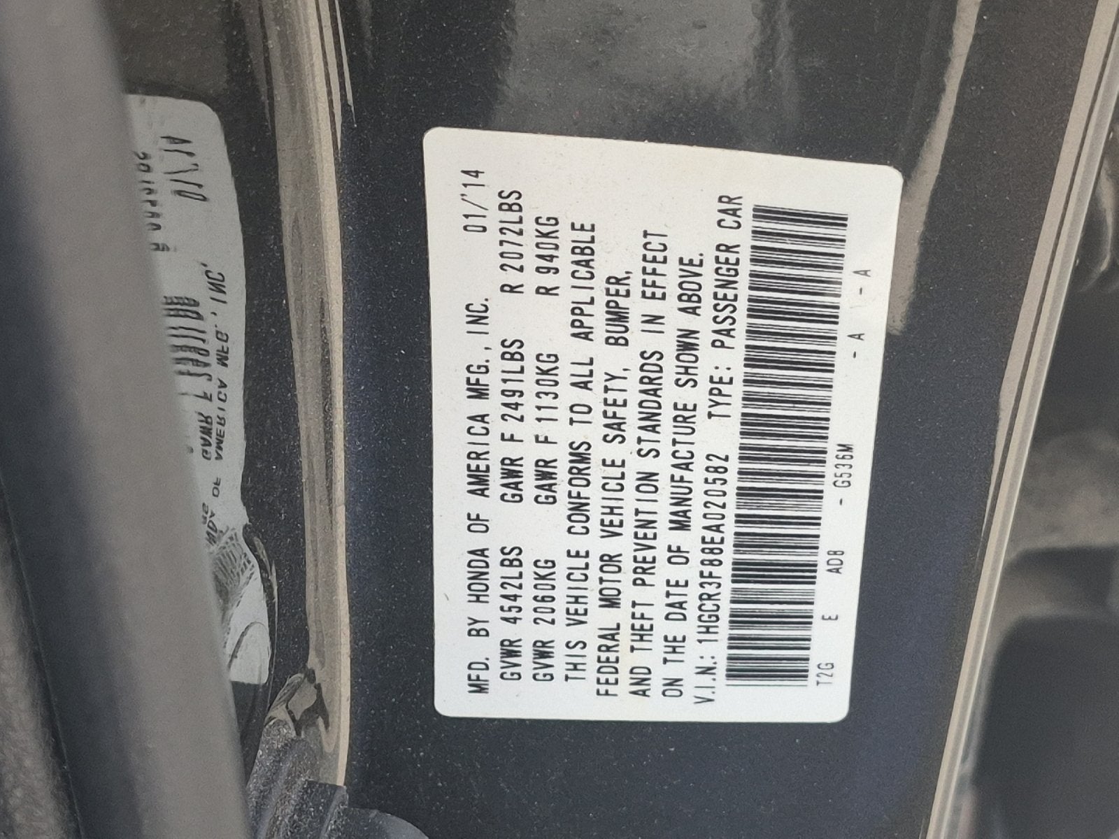 2014 Honda Accord EX-L