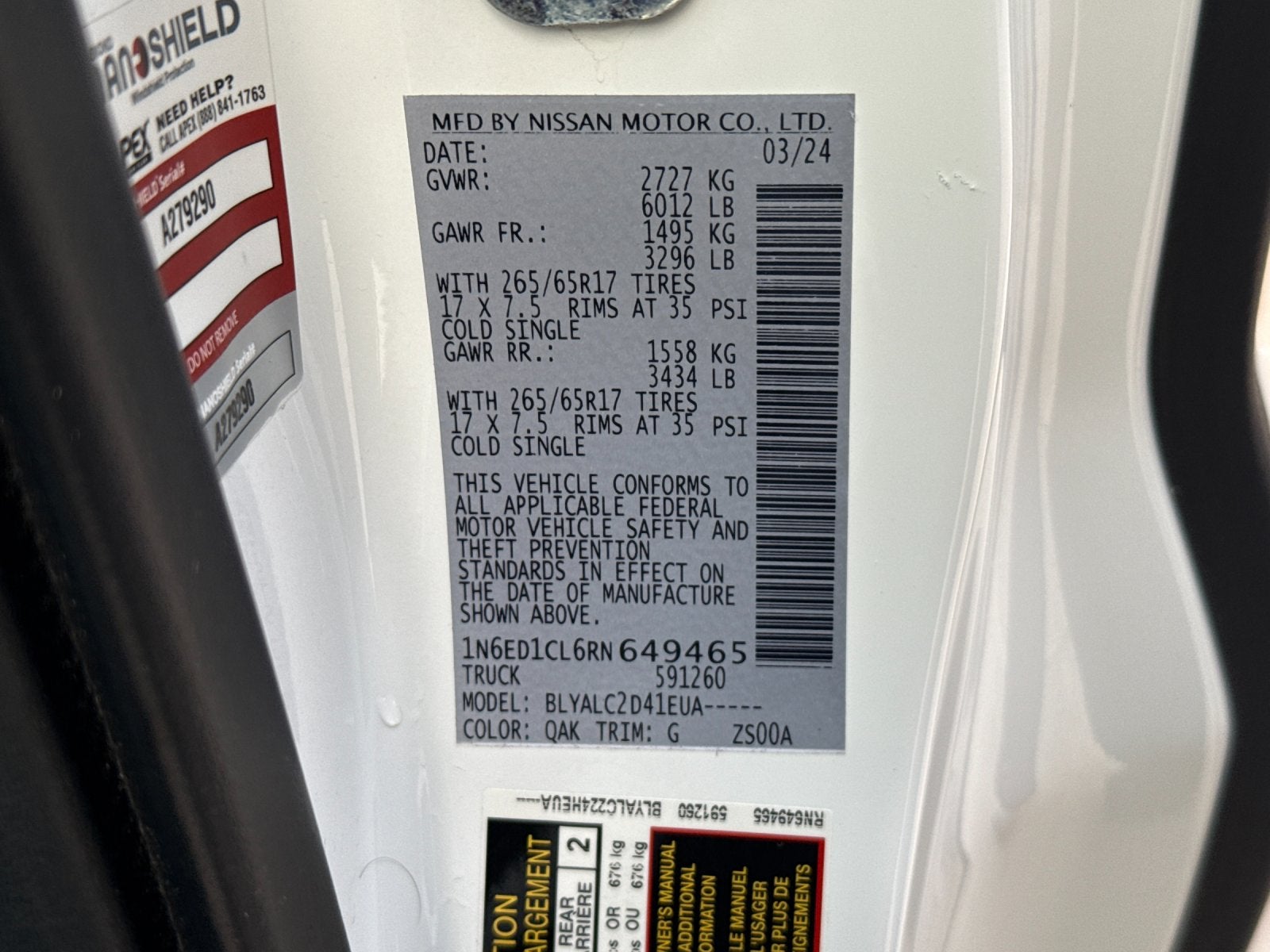 2024 Nissan Frontier SV