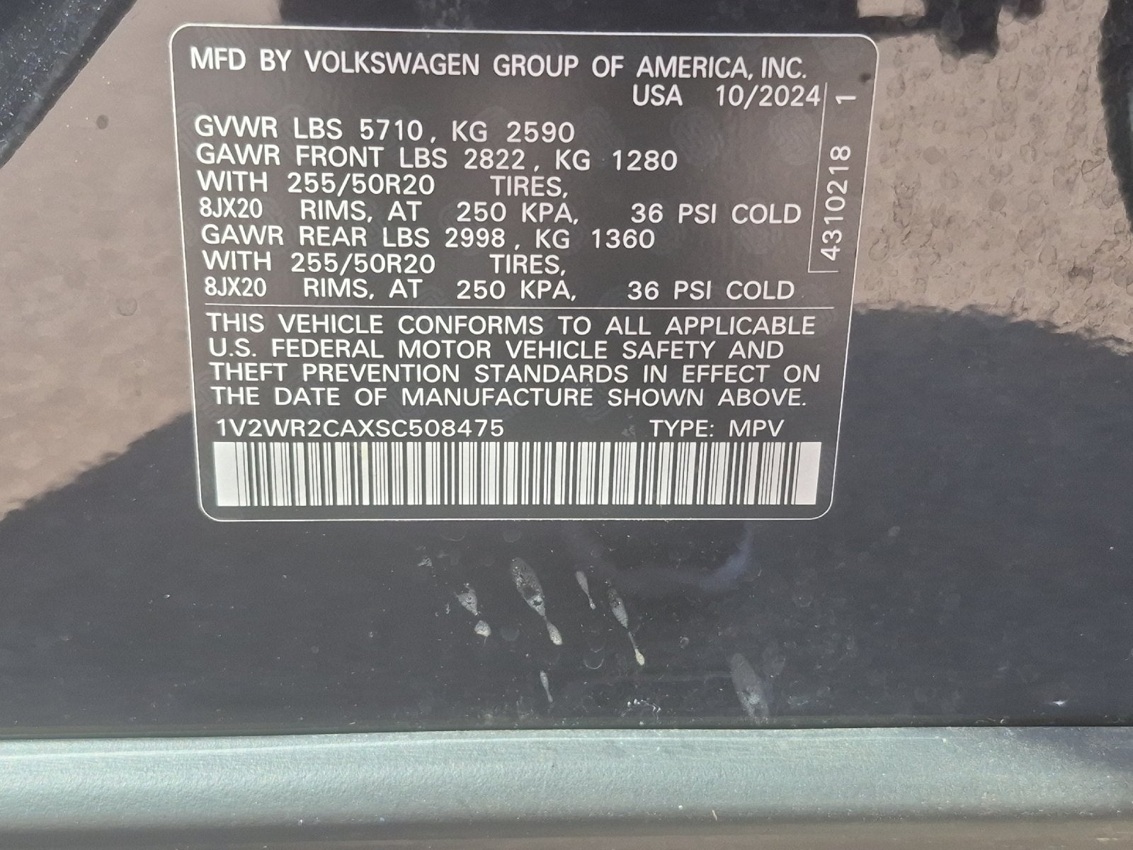 2025 Volkswagen Atlas 2.0T SE w/Technology