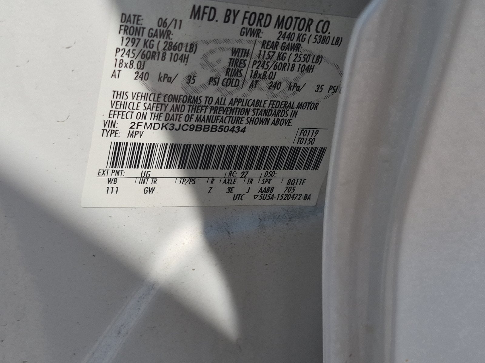 2011 Ford Edge SEL
