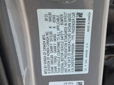 2023 Honda Civic Sport
