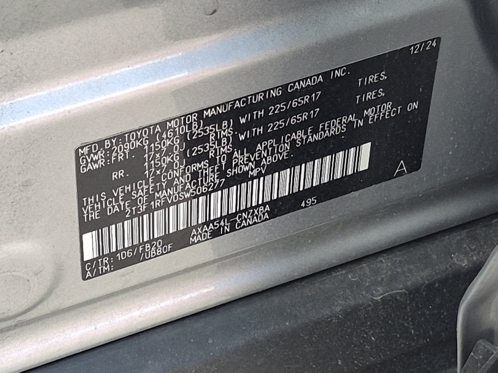 2025 Toyota RAV4 LE