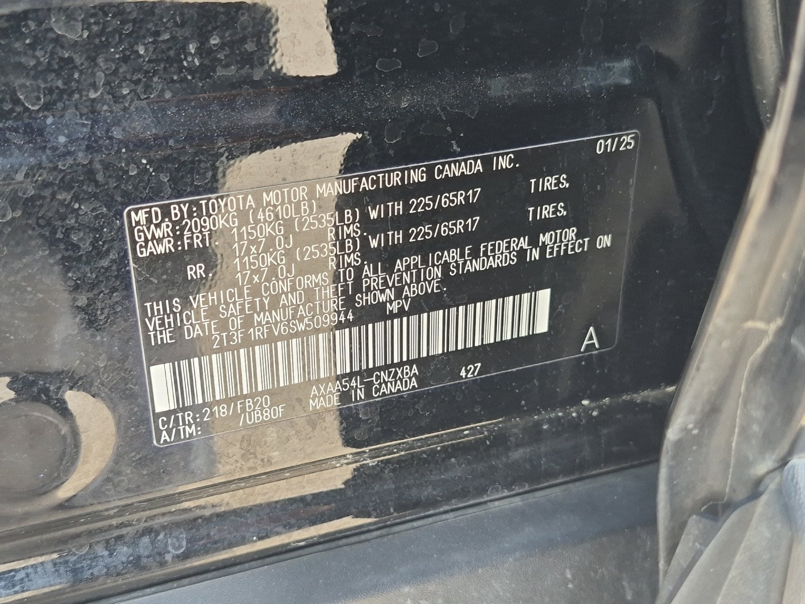 2025 Toyota RAV4 LE