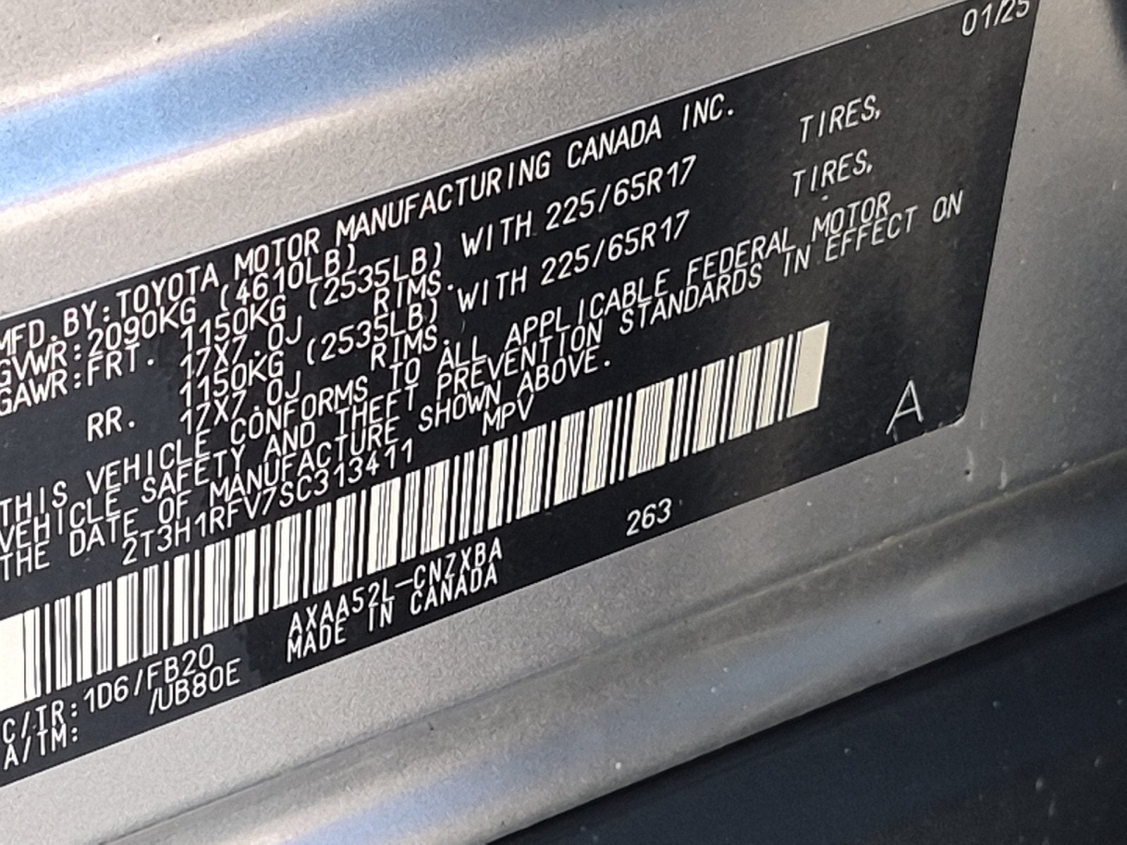 2025 Toyota RAV4 LE