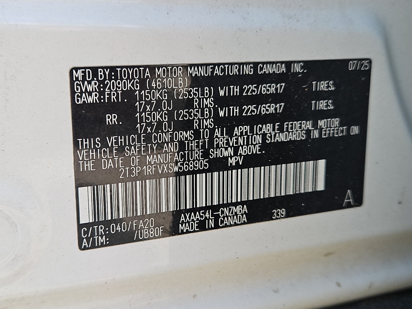 2025 Toyota RAV4 XLE