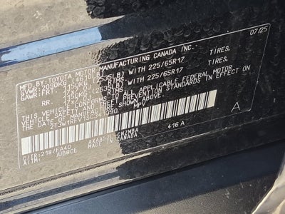 2025 Toyota RAV4 XLE