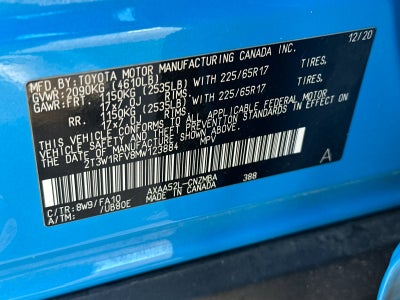 2021 Toyota RAV4 XLE