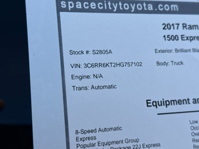 2017 RAM 1500 Express