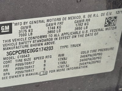2016 Chevrolet Silverado LT LT1