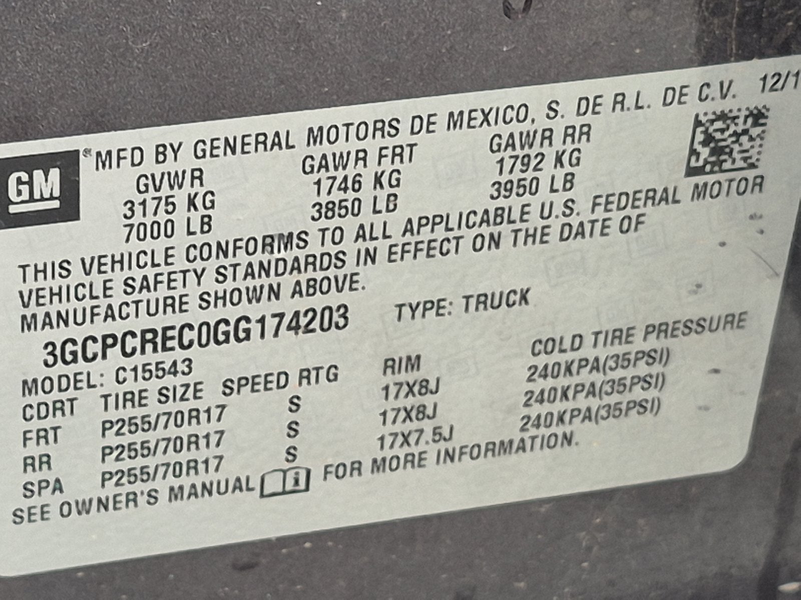 2016 Chevrolet Silverado LT LT1