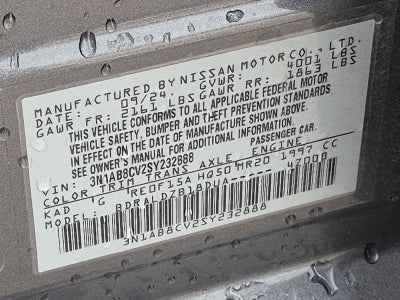 2025 Nissan Sentra SV