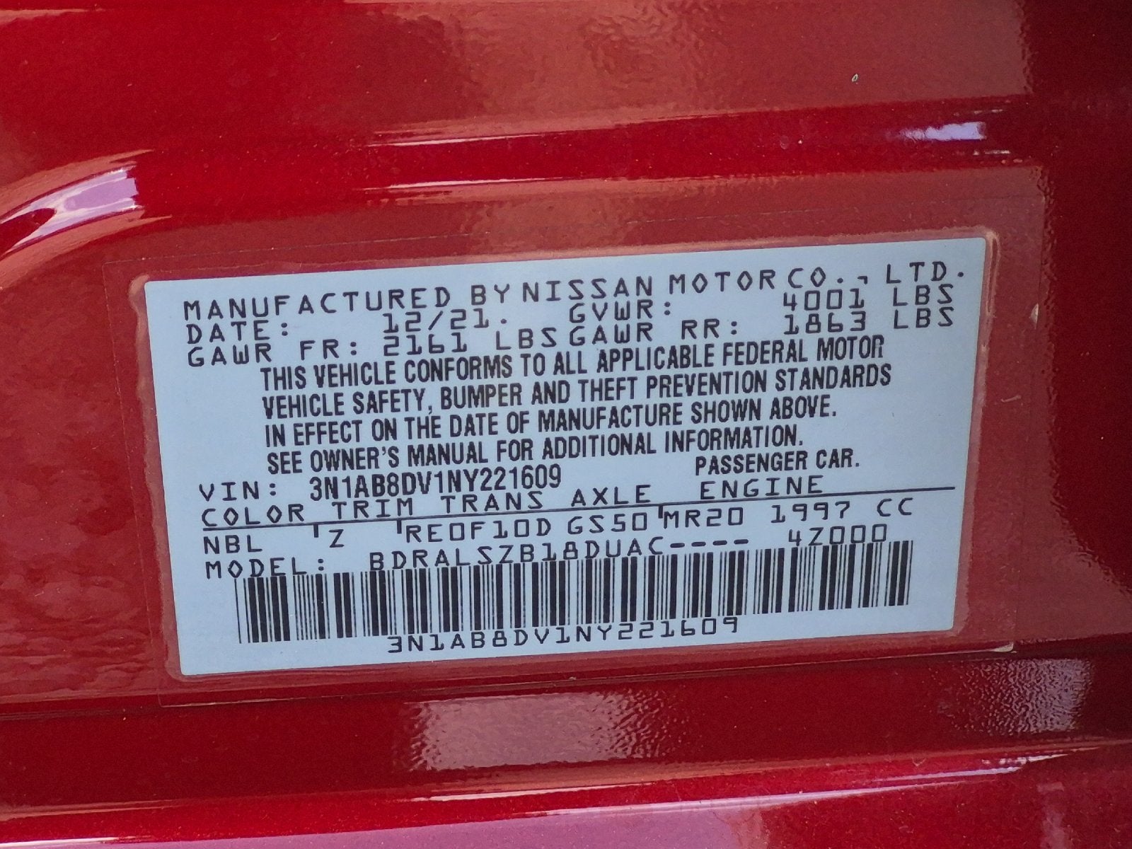 2022 Nissan Sentra SR