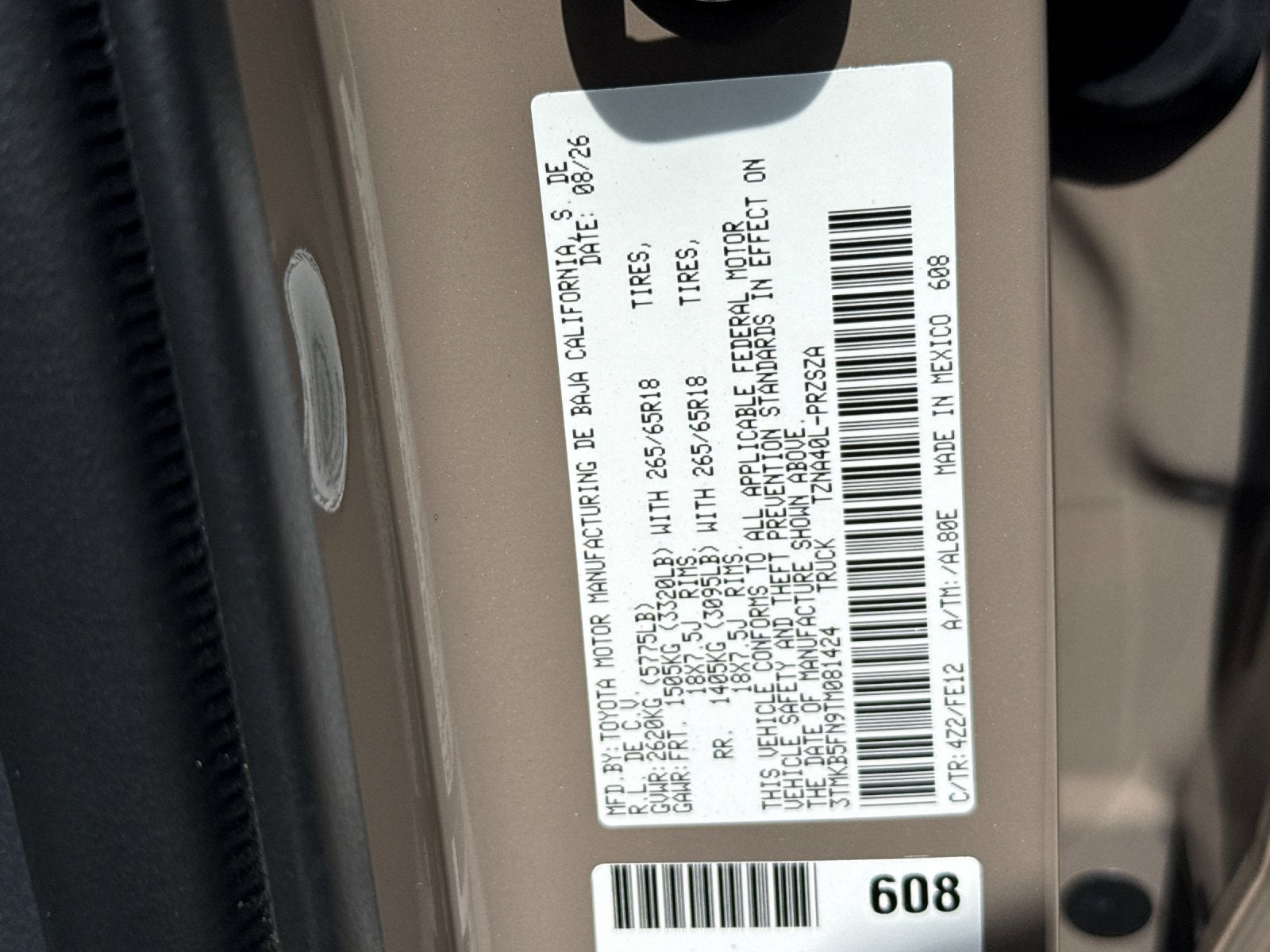 2026 Toyota Tacoma TRD Sport