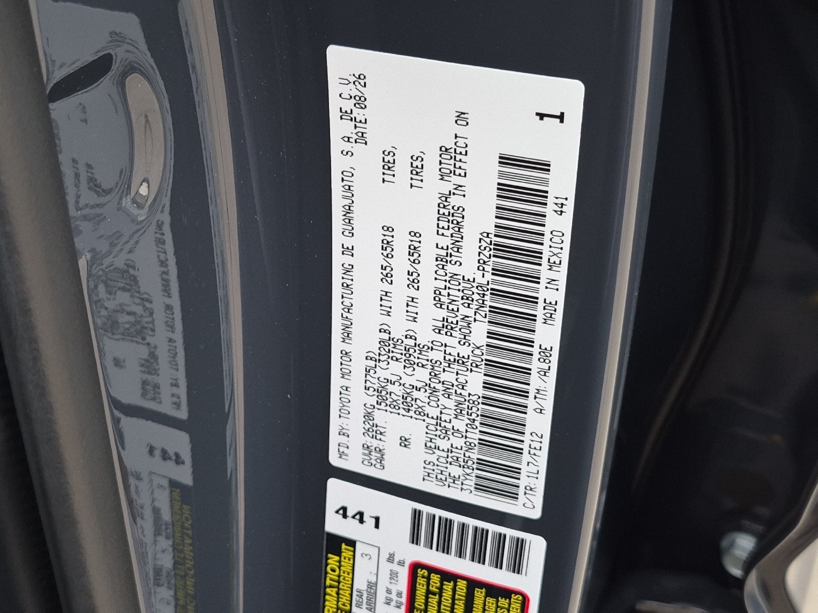 2026 Toyota Tacoma TRD Sport