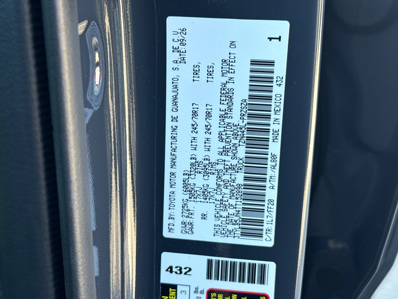 2026 Toyota Tacoma SR5