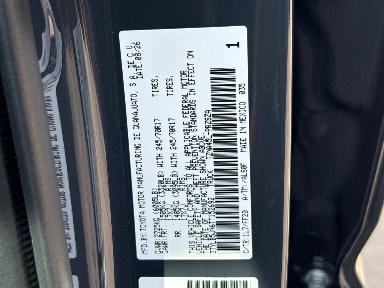 2026 Toyota Tacoma SR5