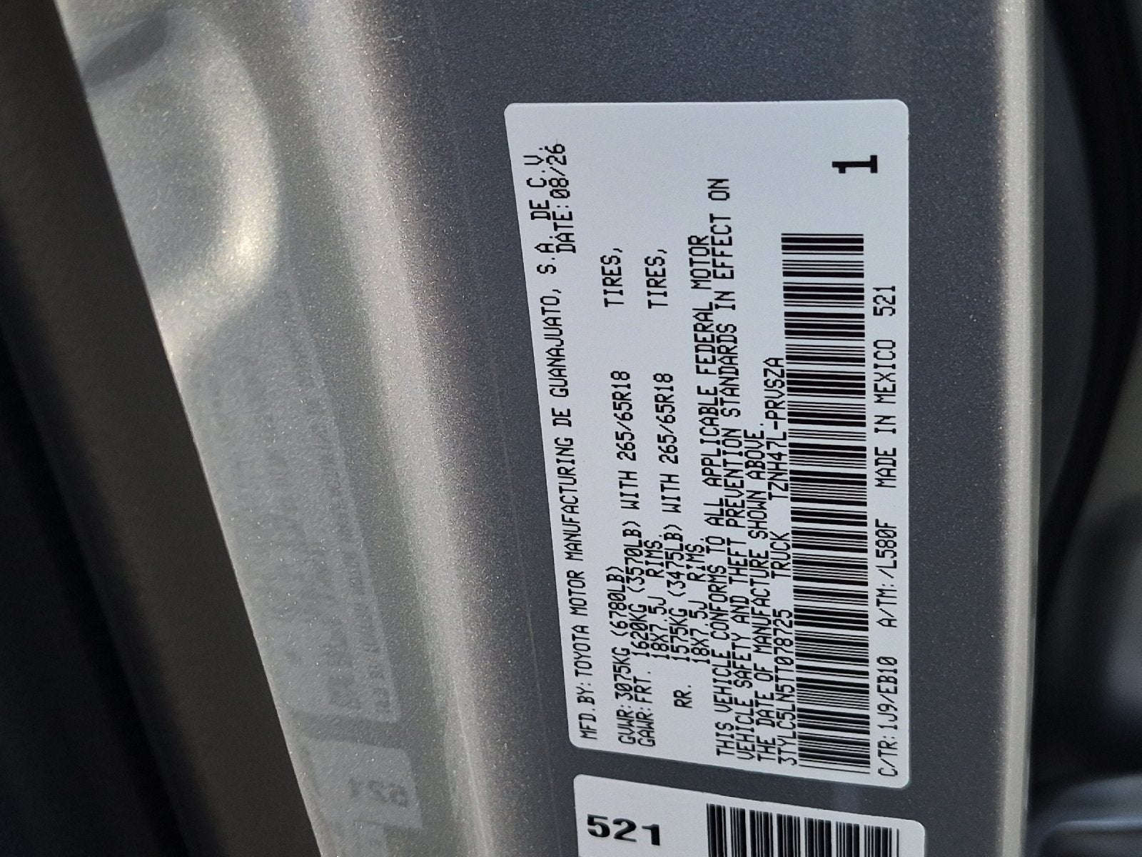 2026 Toyota Tacoma Hybrid Limited