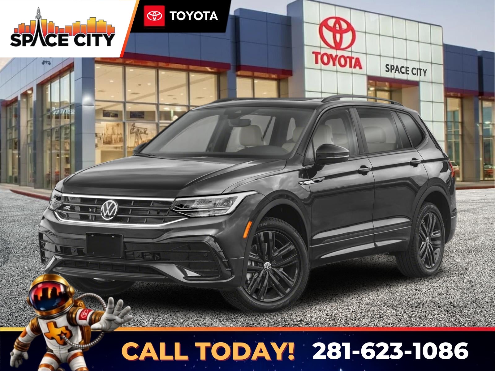 2023 Volkswagen Tiguan 2.0T SE R-Line Black
