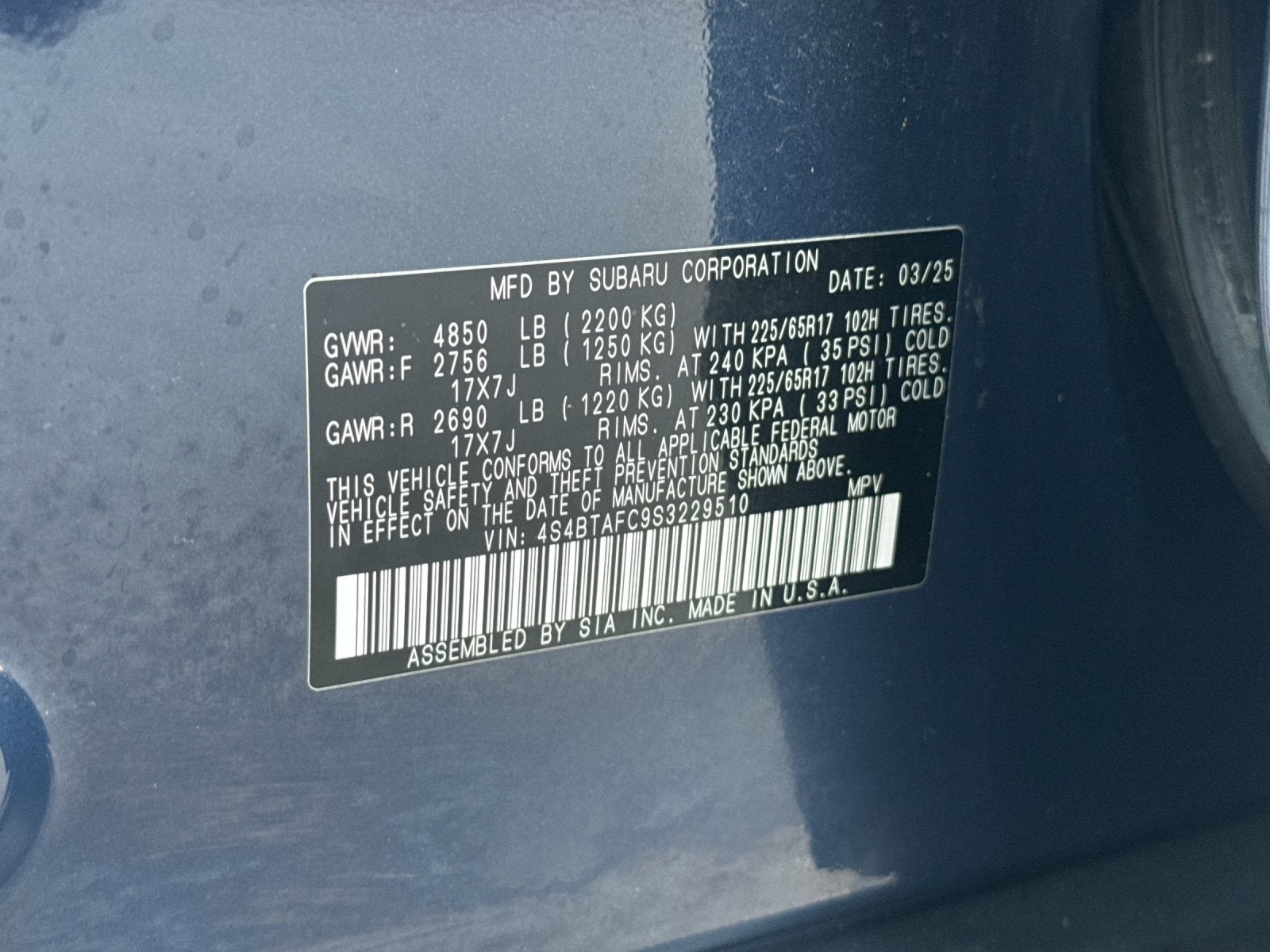 2025 Subaru Outback Premium