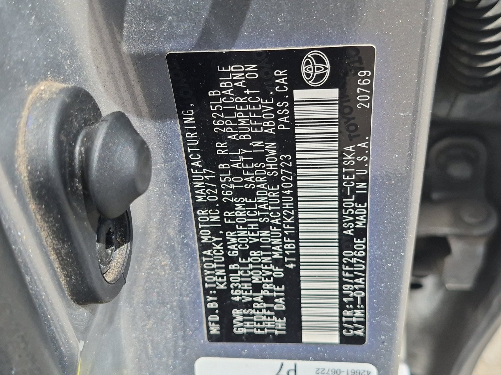 2017 Toyota Camry SE