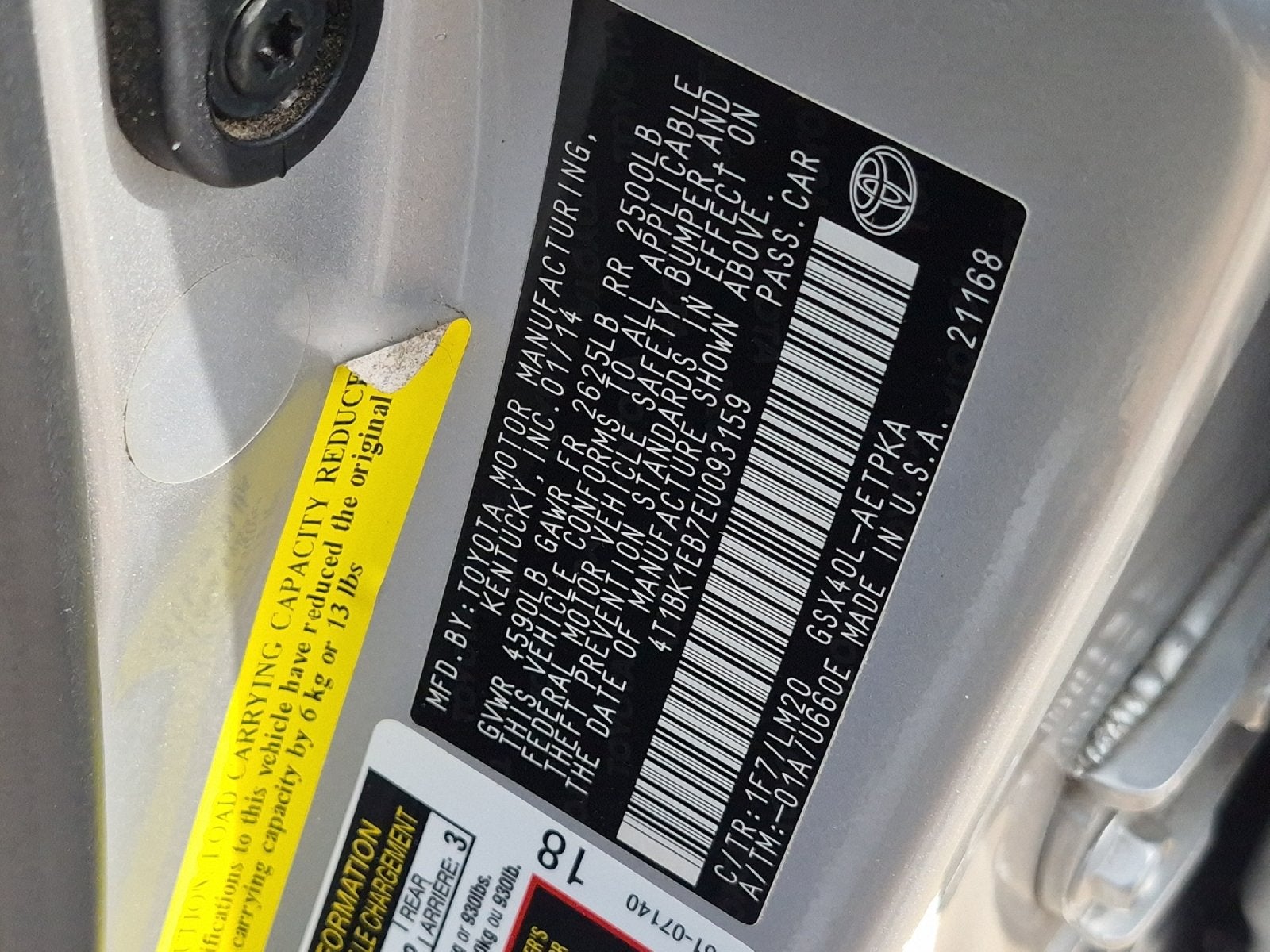 2014 Toyota AVALON Limited