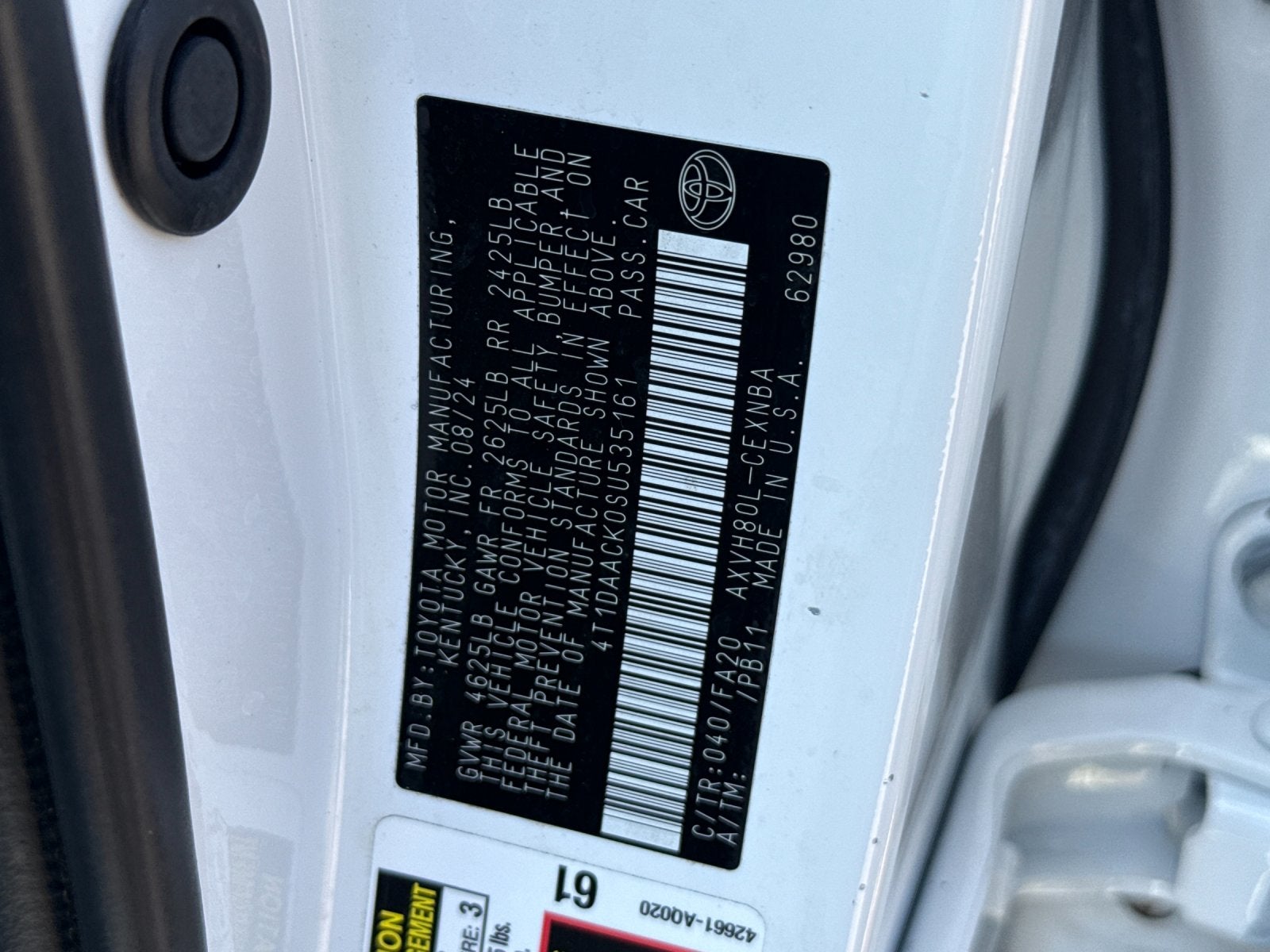 2025 Toyota Camry LE