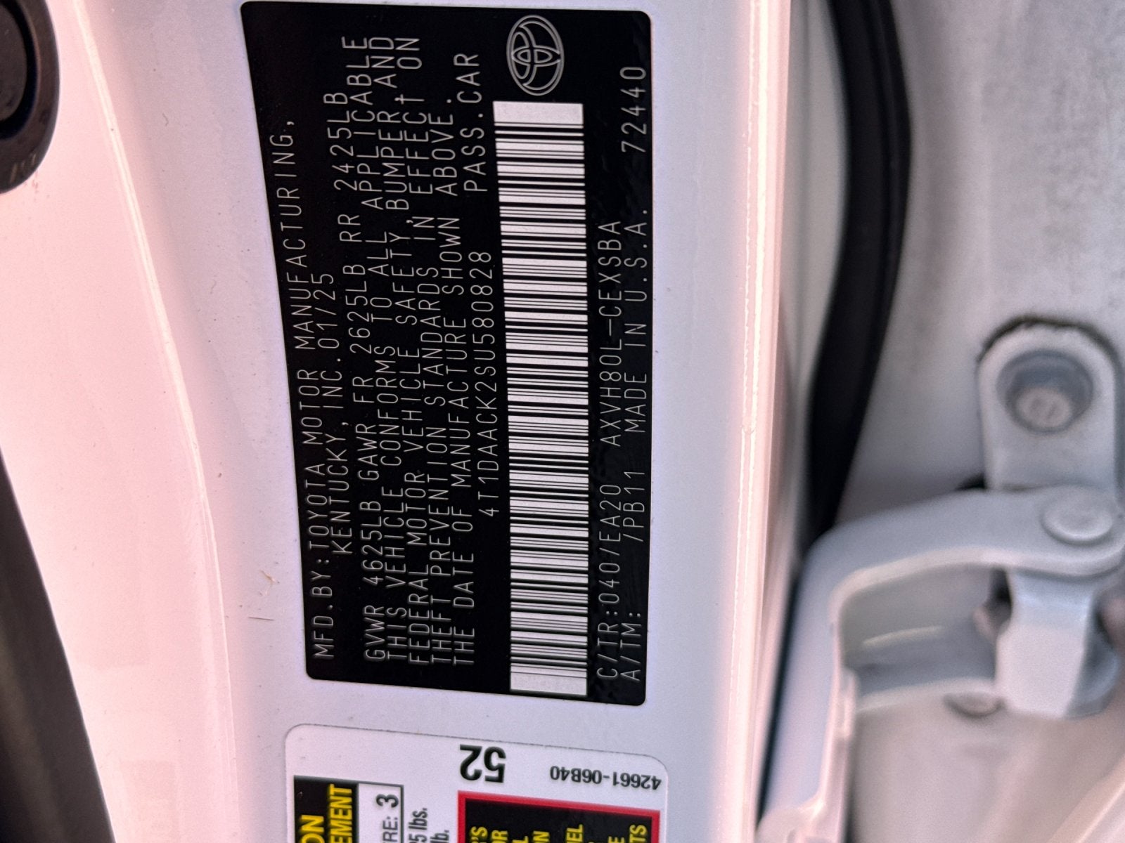 2025 Toyota Camry SE