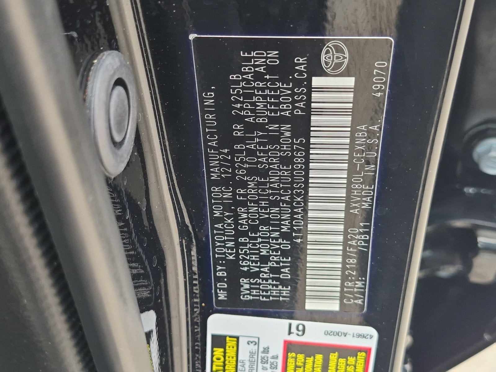 2025 Toyota Camry LE