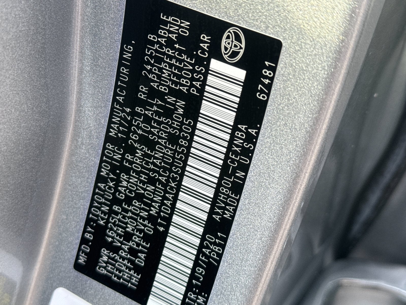 2025 Toyota Camry LE