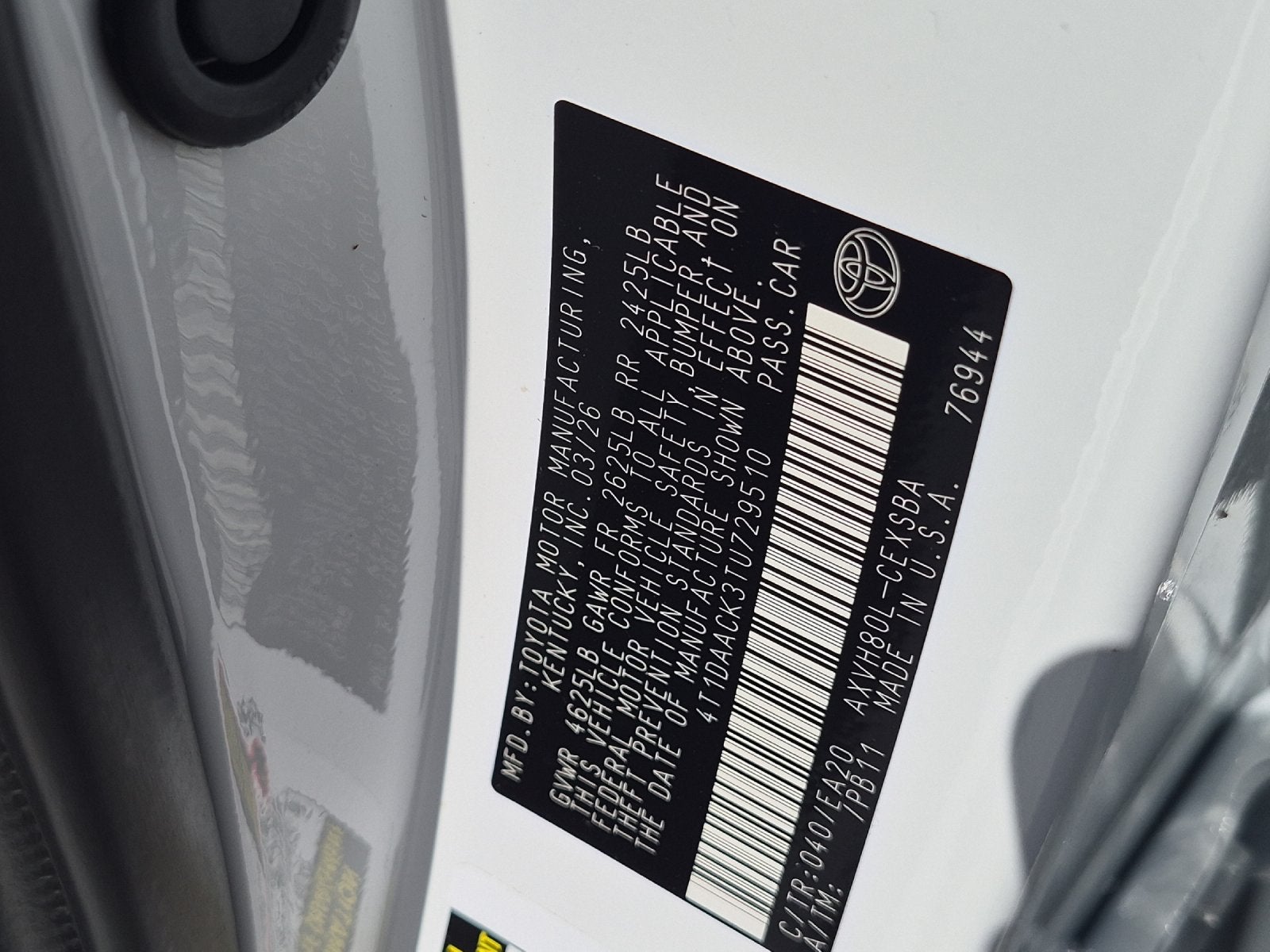 2026 Toyota Camry SE