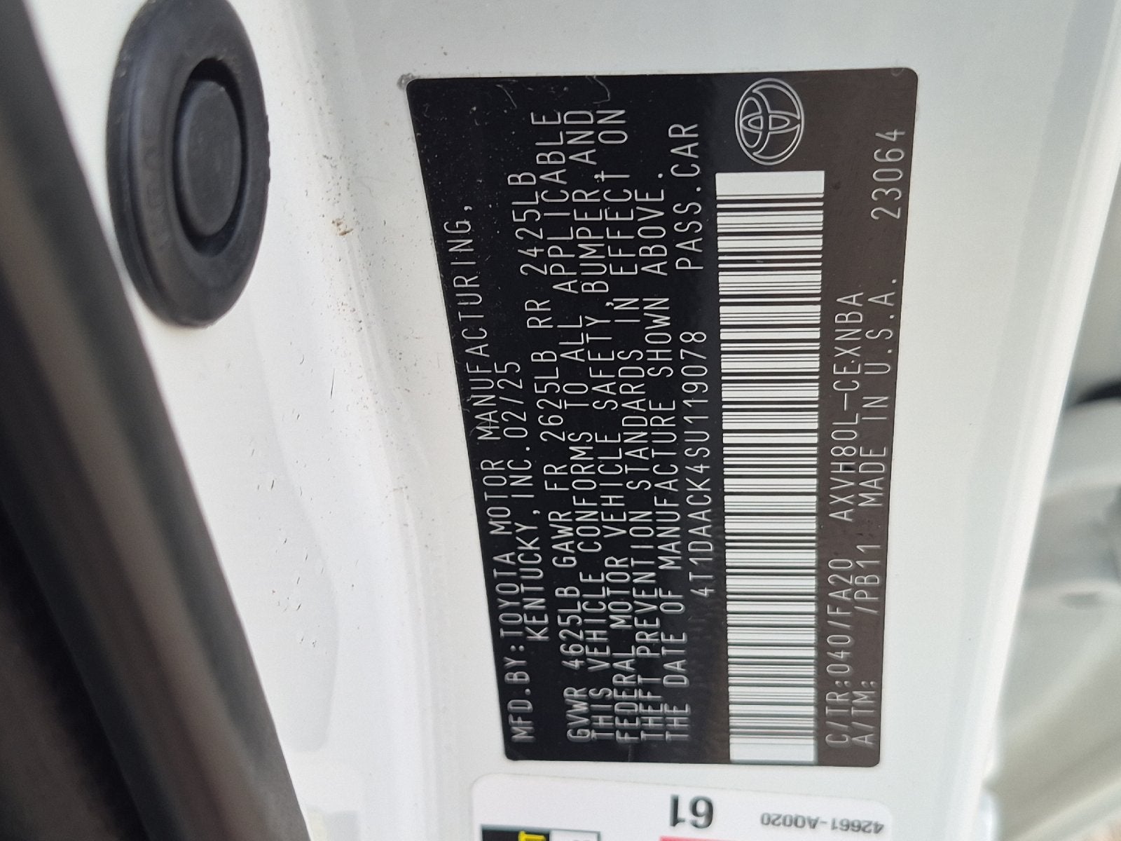 2025 Toyota Camry LE