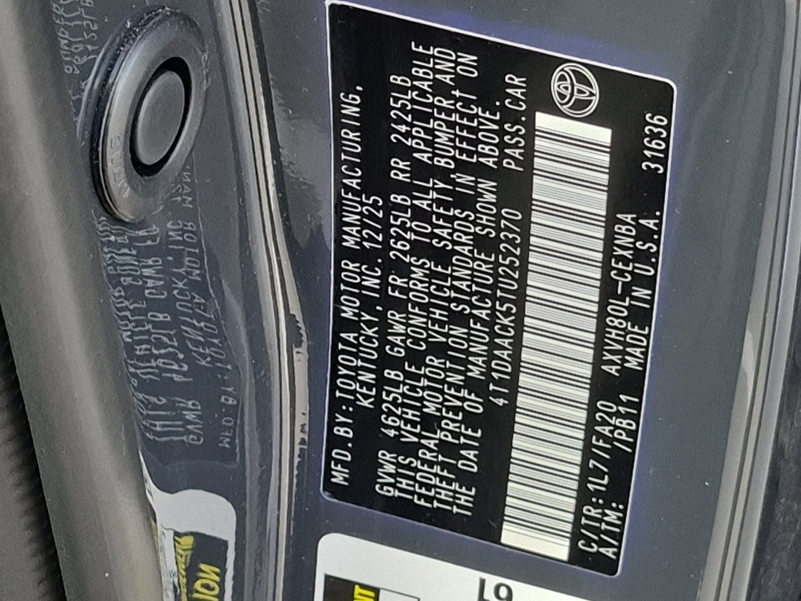 2026 Toyota Camry LE