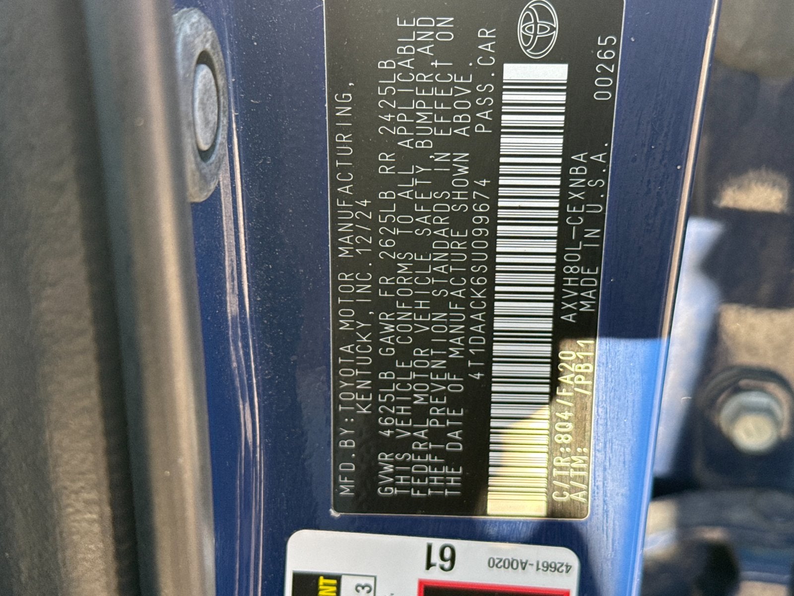 2025 Toyota Camry LE