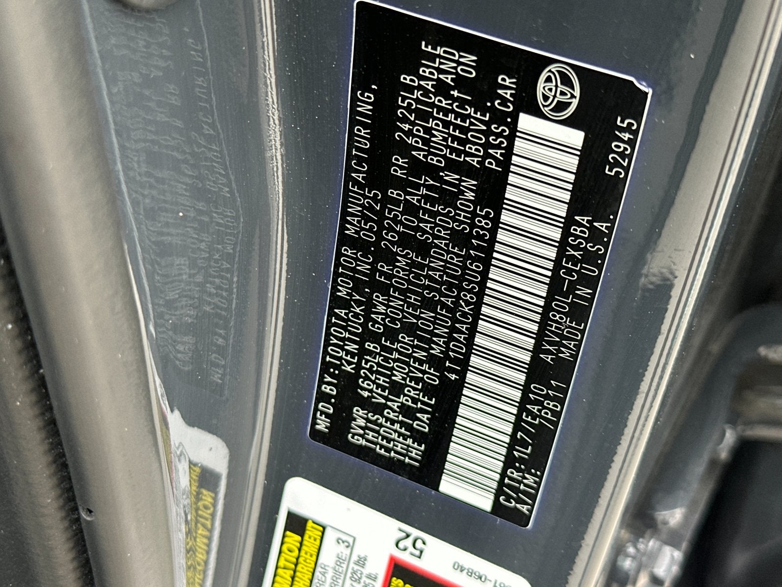 2025 Toyota Camry SE