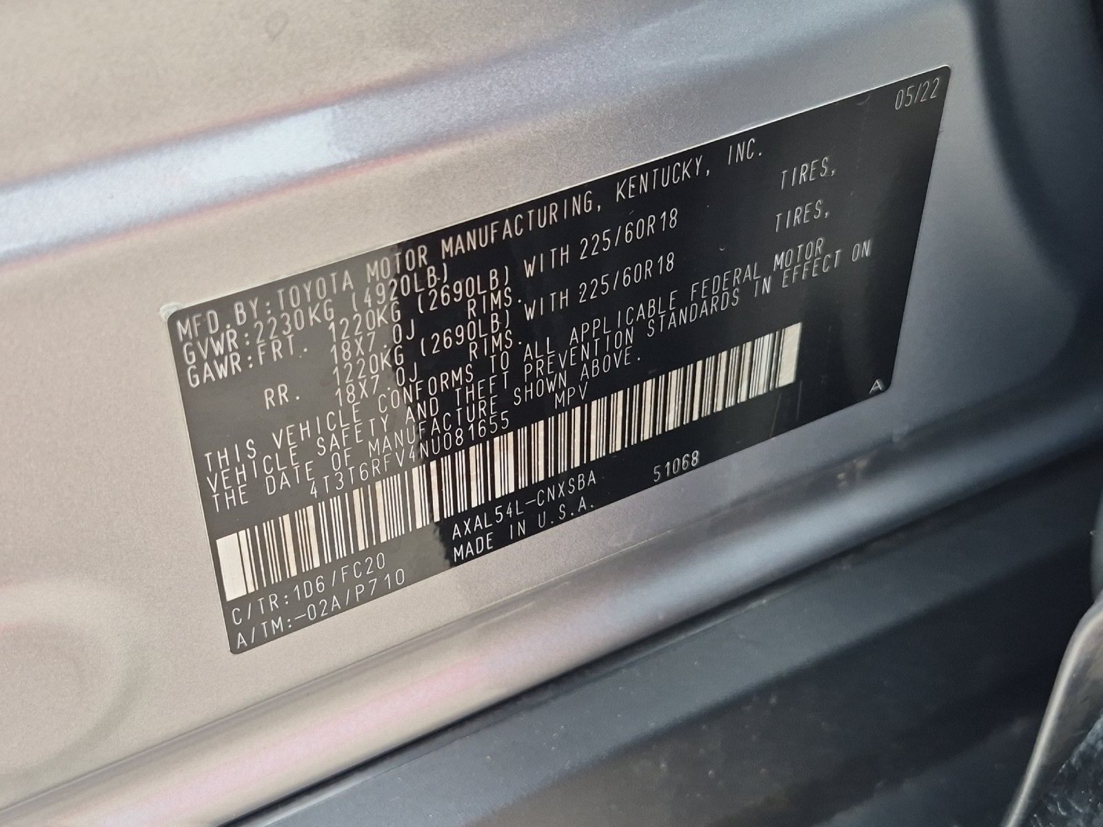 2022 Toyota RAV4 Hybrid SE