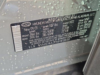 2022 Hyundai Santa Fe SE