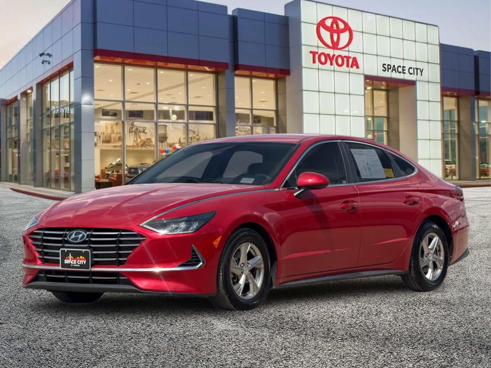Used 2021 Hyundai Sonata SE with VIN 5NPEG4JA9MH115074 for sale in Humble, TX