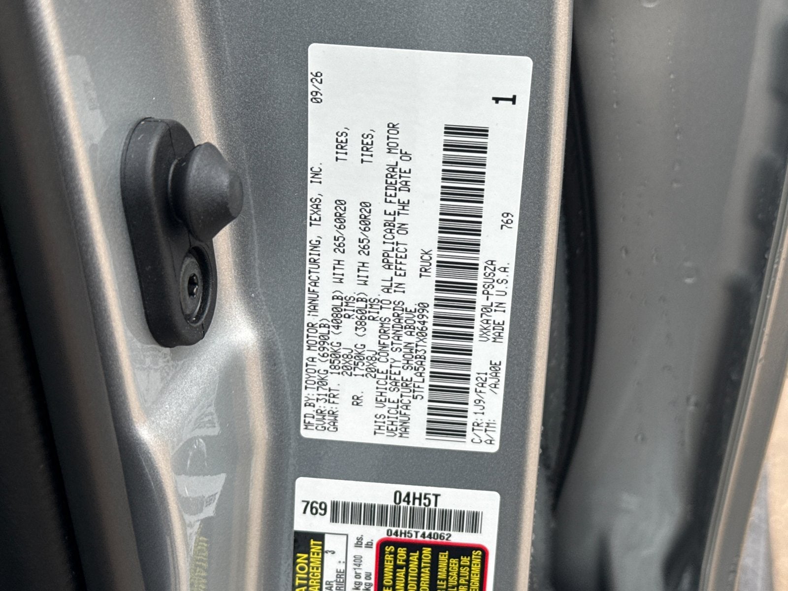 2026 Toyota Tundra SR5