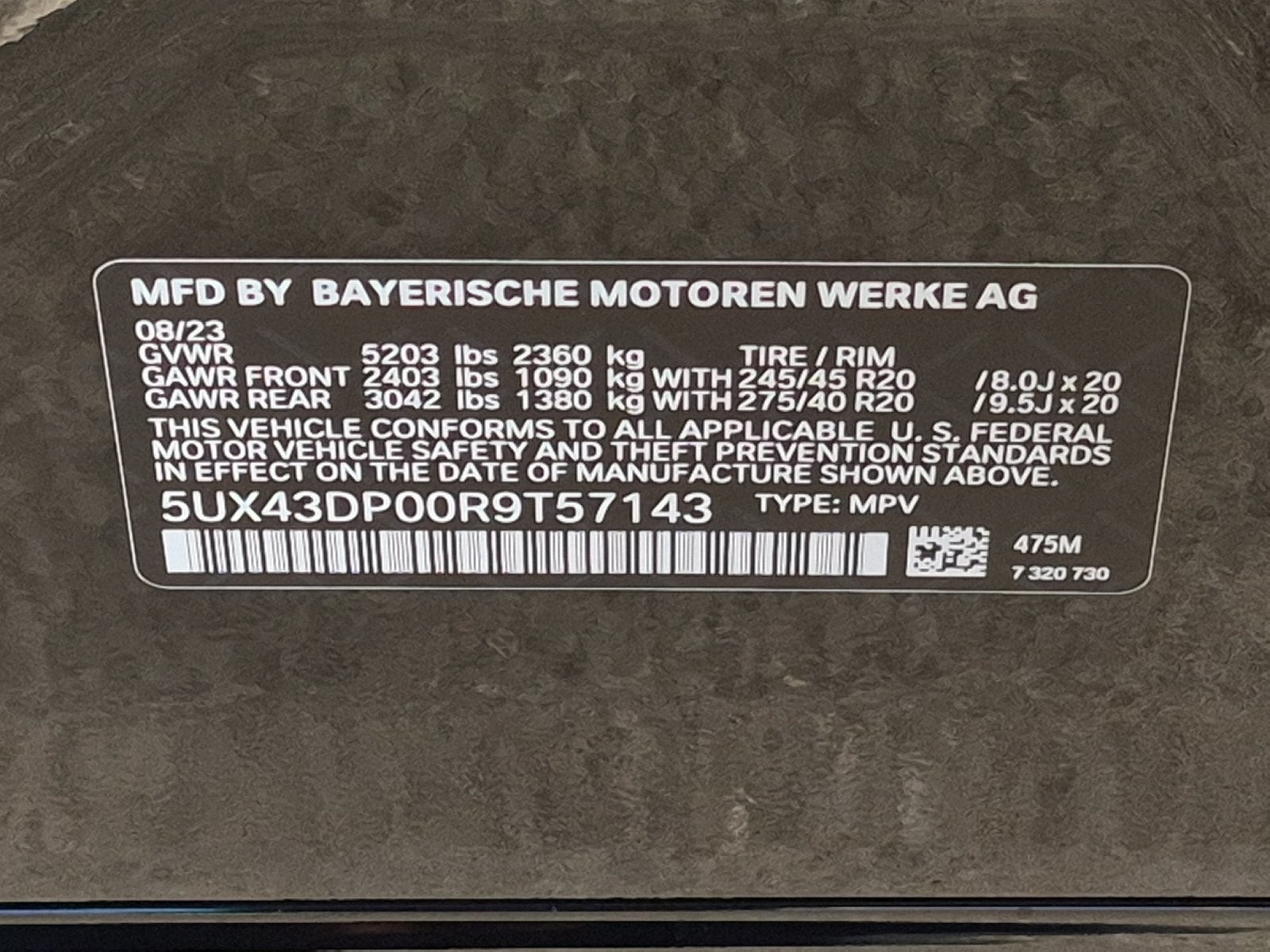 2024 BMW X3 sDrive30i