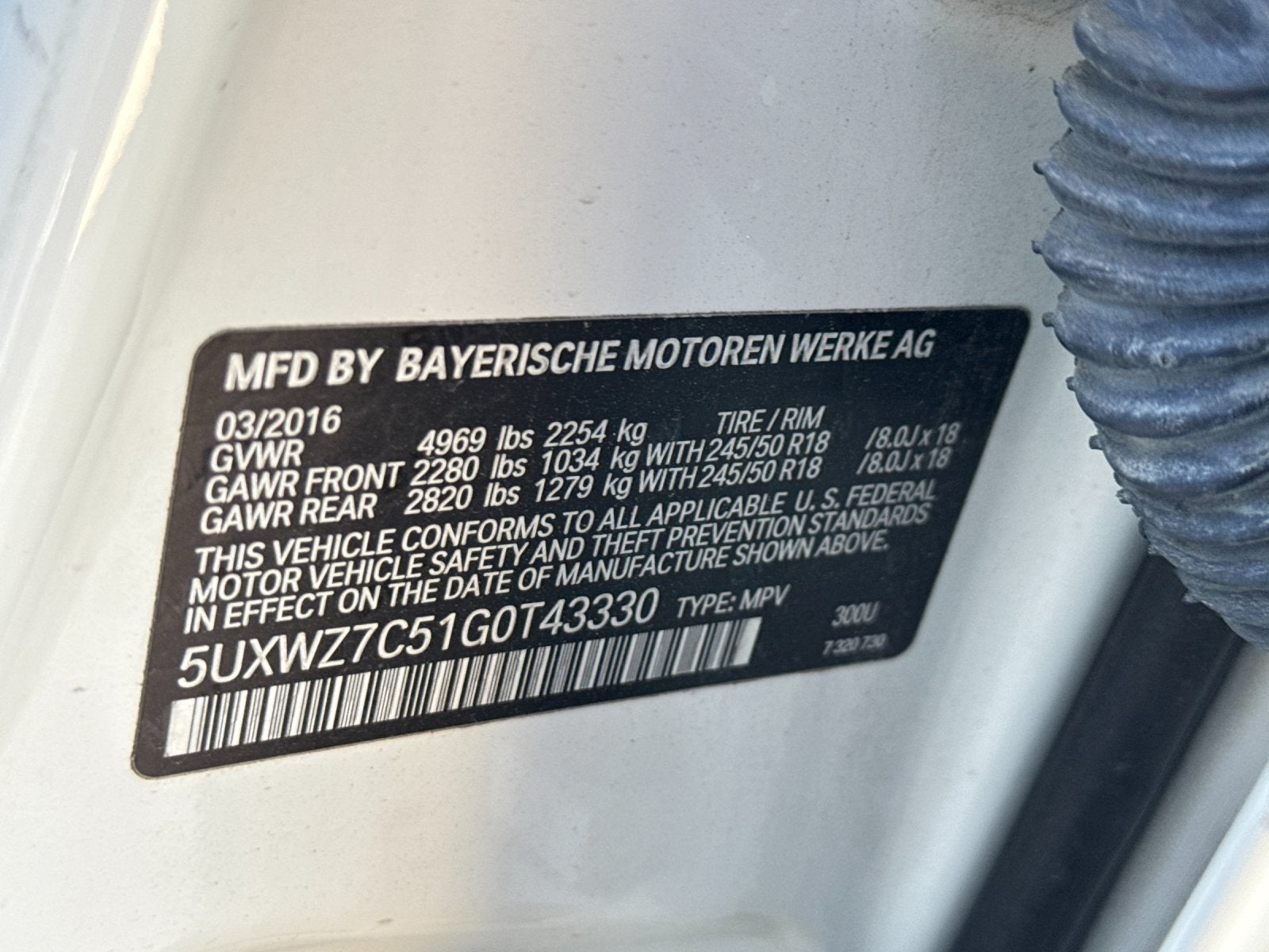 2016 BMW X3 sDrive28i