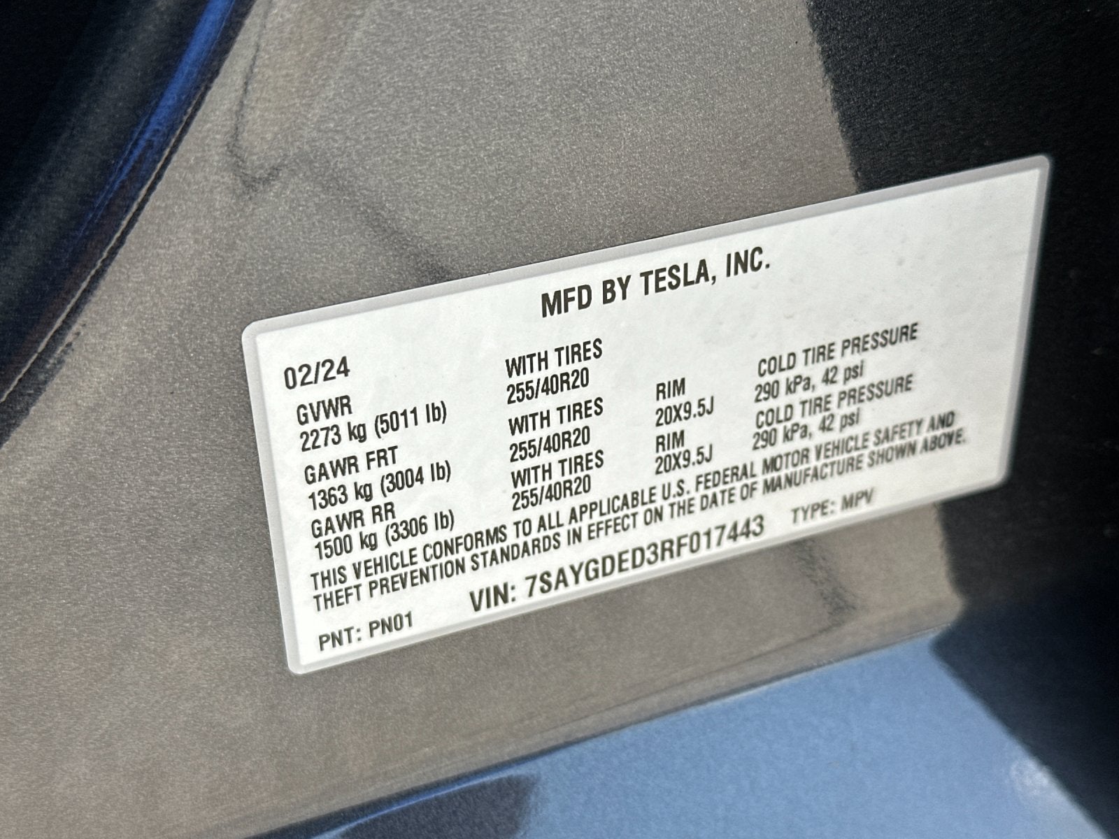 2024 Tesla Model Y Long Range