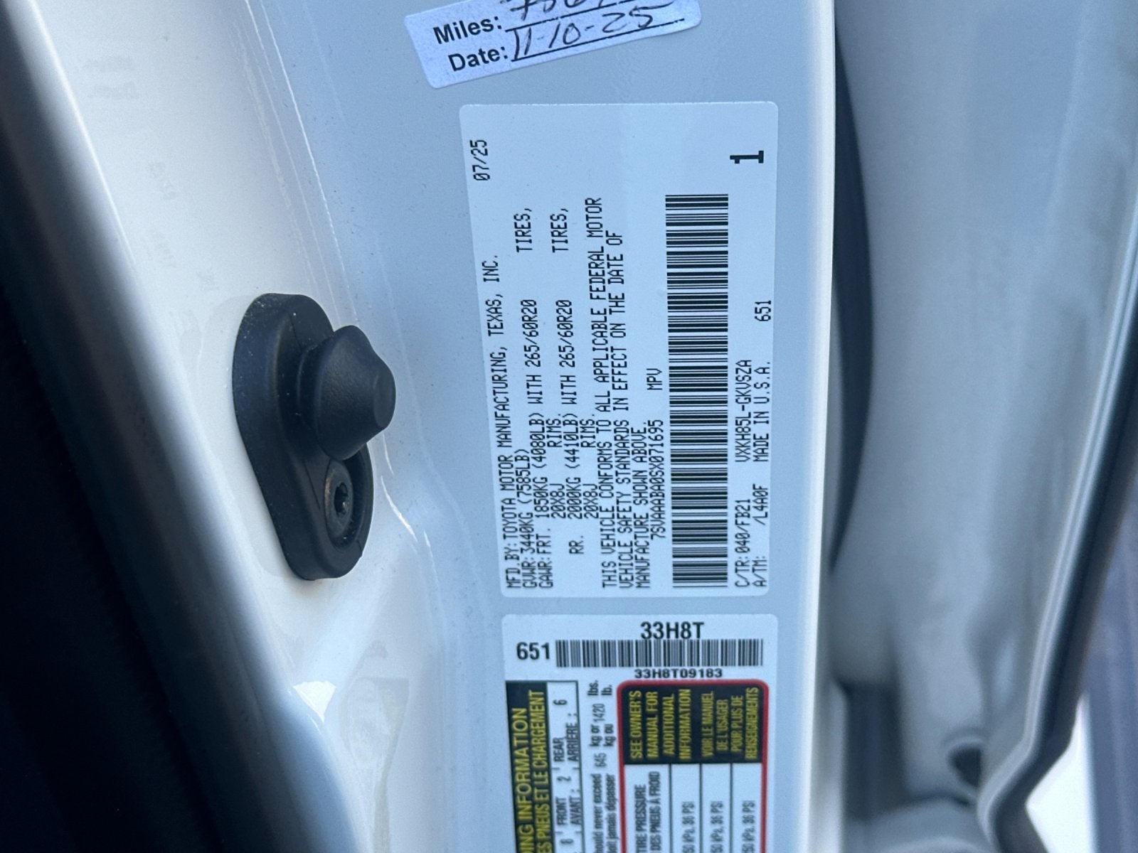 2025 Toyota Sequoia SR5